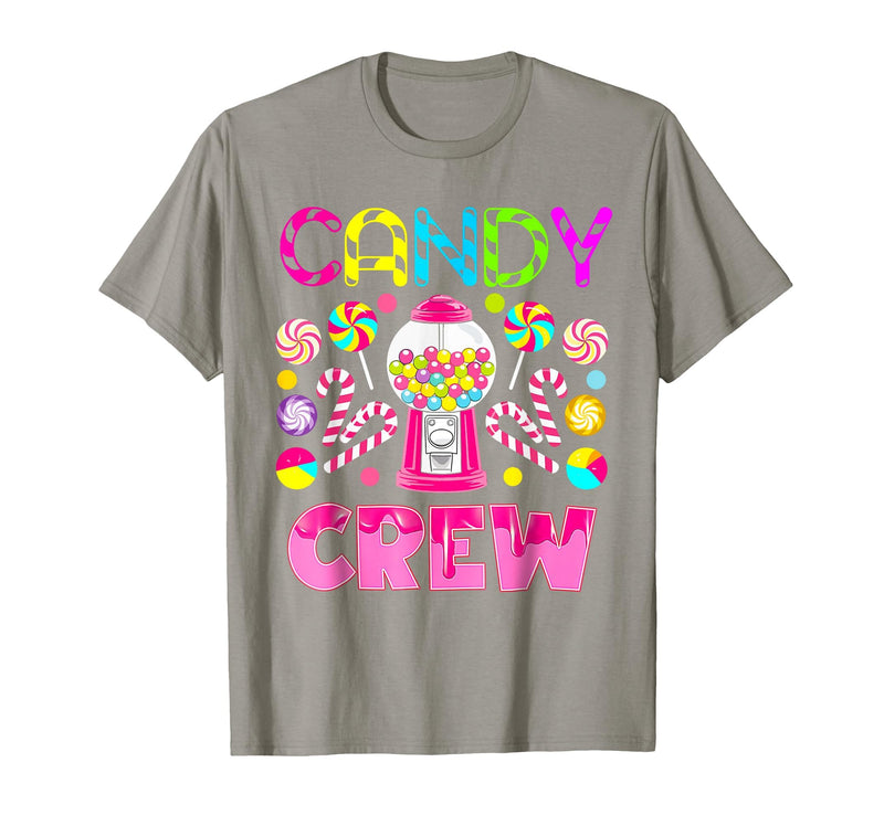 Candy Land Candy Crew Party Halloween Costumes T-Shirt - Slate Grey