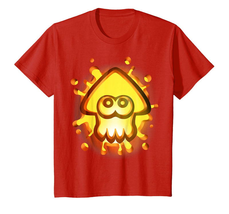 Nintendo Splatoon Inkling Halloween Pumpkin Graphic T-Shirt T-Shirt - Red