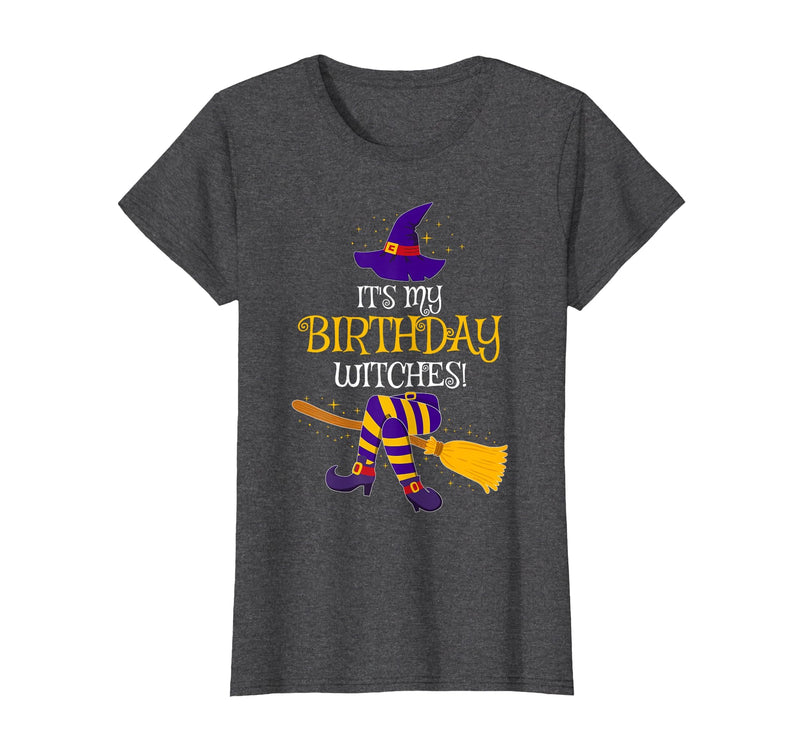 Halloween Witch Costume Group Matching Idea .Co It's My Birthday Witches! Family Matching Costume Halloween T-Shirt - Dark