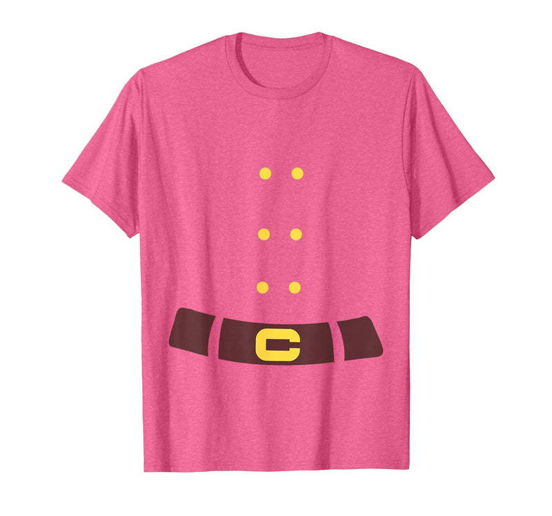 Dwarf Elf Halloween Costume Dwarf Costume Last Minute Halloween Costume T-Shirt - Pink Heather