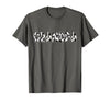 Cow Pattern Print Family Matching Birthday Shirts Cow Grandpa Birthday Family Matching Fathers Day Boy Girl T-Shirt -