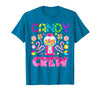 Candy Land Candy Crew Party Halloween Costumes T-Shirt - Sapphire Blue