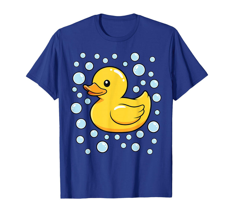 InGENIUS Duck Lover Shirts & Gifts Rubber Duck Bubbles Cute Duckie Duckling Costume Halloween T-Shirt - Royal Blue