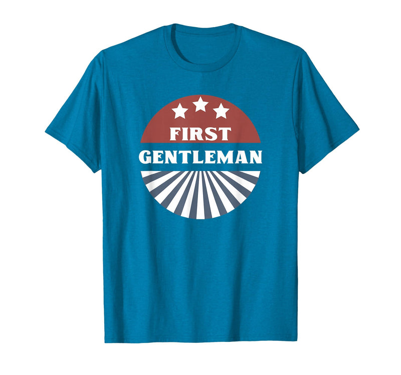 Click for Madam President & 1st Gentleman Costumes Couples Halloween Costume - First Gentleman T-Shirt - Sapphire Blue
