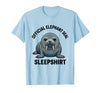 Mademark Official Elephant Seal Sleepshirt Cute Animal Humor T-Shirt - Men - Baby Blue