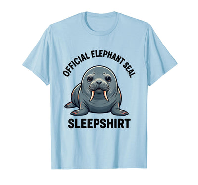 Mademark Official Elephant Seal Sleepshirt Cute Animal Humor T-Shirt - Men