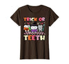 Halloween Shirts For Women Men Kids Boys Girls Halloween Dentist Trick Or Teeth Dental Costume Men Women T-Shirt - Brown