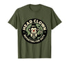Mademark Head Clown Reporting For Duty Circus Monkey Design T-Shirt - Men - Olive Green
