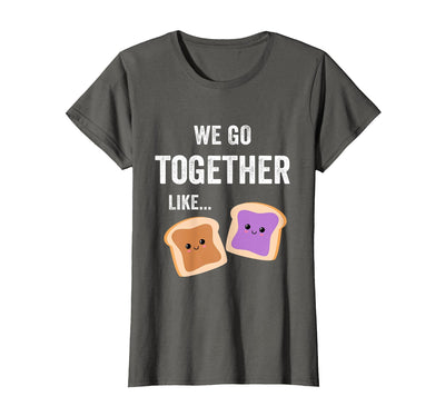 DUET ME Peanut Butter and Jelly Sandwich Matching Couple PJs BFF T-Shirt