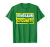 Halloween Dinosaur Security Costume RTees Halloween Adult Costume Dinosaur Security Dad Mom T-Shirt - Kelly Green