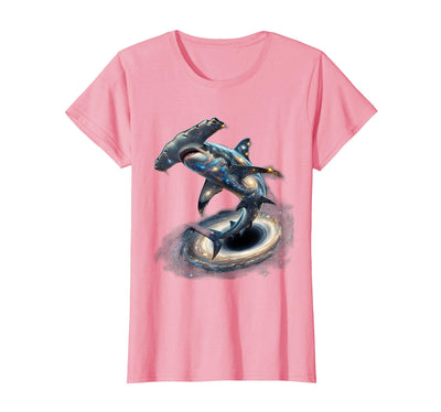 Hammerhead Shark Deep Ocean Abyss Illustration T-Shirt