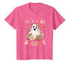 4th Birthday Party Halloween Costume Four Ever Spooky Halloween 4Th Birthday Party Decorations T-Shirt - Pink Heather