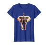 Mademark Trunks Up Always Elephant Graphic Design T-Shirt - Women - Royal Blue
