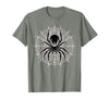 Halloween Shirts For Women Men Kids Boys Girls Halloween Spider with Web Vintage Costume Men Boys Kid Women T-Shirt - Olive