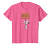 Peanuts Halloween Snoopy Boo Sign T-Shirt - Pink Heather