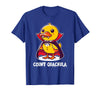 Funny Halloween Costume Count Quackula Funny Duck Halloween Costume T-Shirt - Royal Blue