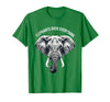 Mademark Elephants Over Everything Elephant Lover Design T-Shirt - Men - Kelly Green