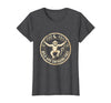Mademark Wild and Swinging Free Monkey Graphic Design T-Shirt - Women - Dark Heather Grey