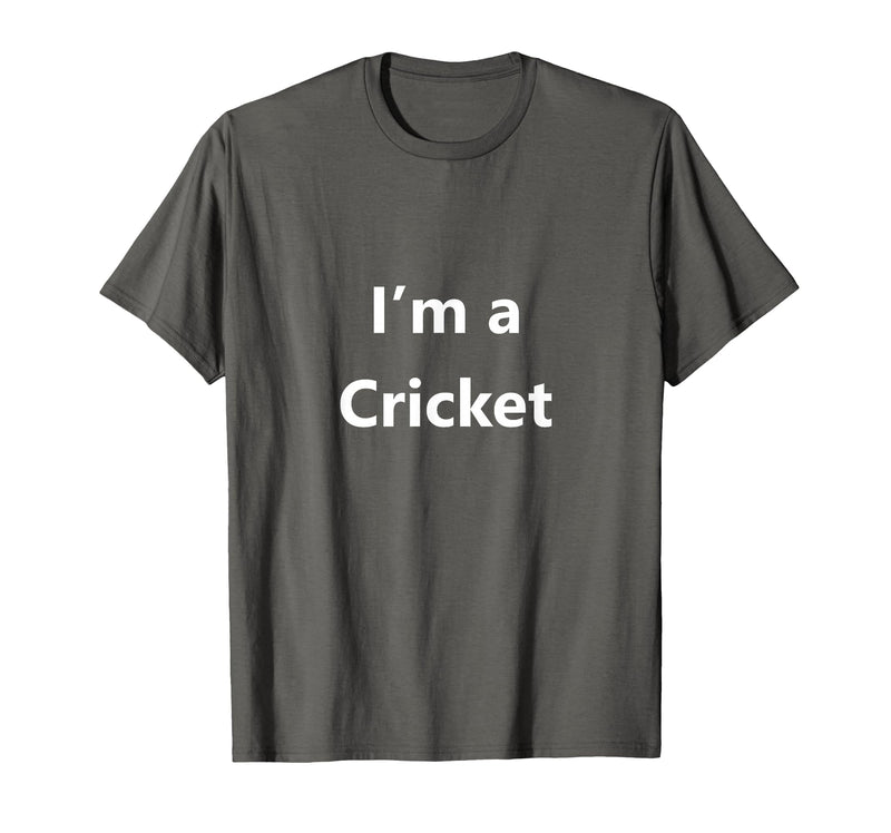 MNBHYB Idea Funny Halloween Cricket Bug Insect Easy Costume Last Minute T-Shirt - Asphalt Grey