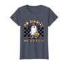 Halloween Pumkin Trick Or Treat Apparel No Diggity About to Bag It Up Trick Treat Candy Halloween T-Shirt - Heather Blue