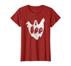 Sign Language Apparel Funny ASL American Sign Language Halloween T-Shirt - Cranberry Red