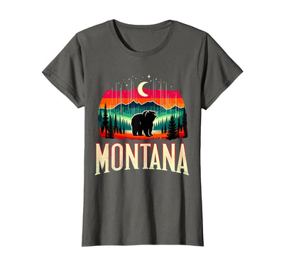 Montana Grizzly Bear Mountain T-Shirt
