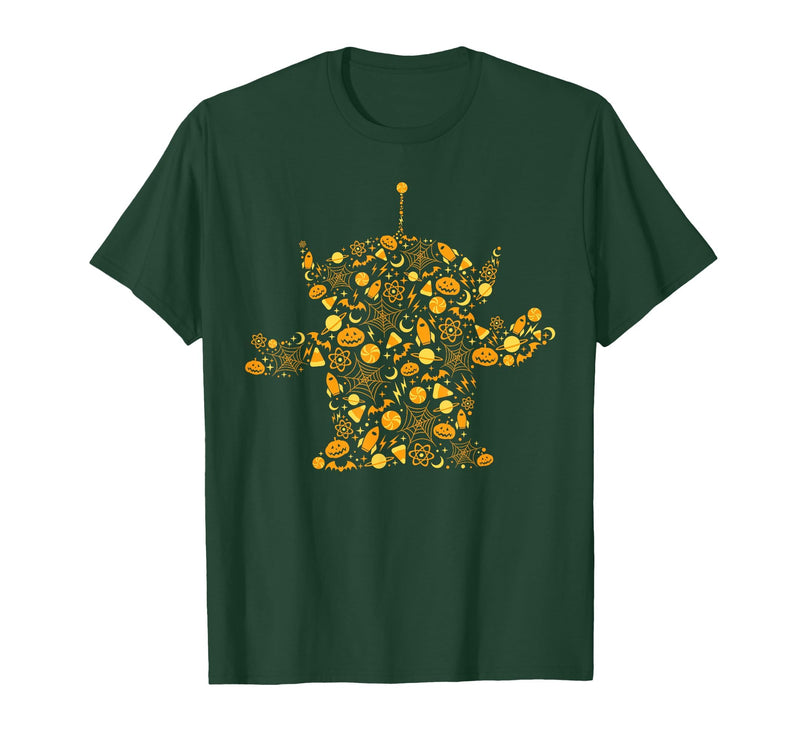 Disney Pixar Disney and Pixar's Toy Story Alien Halloween T-Shirt - Dark Green