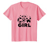 Mademark Cow Girl Moo-tiful Cows For Women Farm Lover Gift T-Shirt - Pink