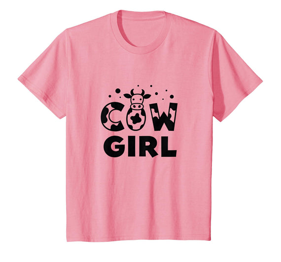 Mademark Cow Girl Moo-tiful Cows For Women Farm Lover Gift T-Shirt - Pink
