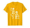 Funny Halloween Trump Skeleton Trump Design Funny Halloween Trump Skeleton Trump T-Shirt - Golden Yellow