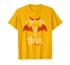 I Put the D in Devil Tees I Put the D in Devil Funny Halloween Matching Couple T-Shirt - Golden Yellow