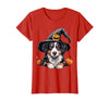 Australian Shepherd Dog Lover Halloween T-Shirts Australian Shepherd Lover - Australian Shepherd Halloween T-Shirt - Red