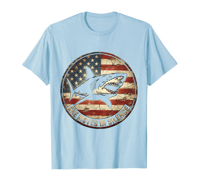She Moves In Silence Shark Women Design T-Shirt