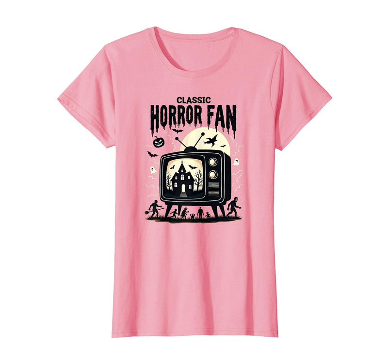 Mademark Halloween - Vampires, Zombies & Horror T-Shirt - Pink-halloween Vintage