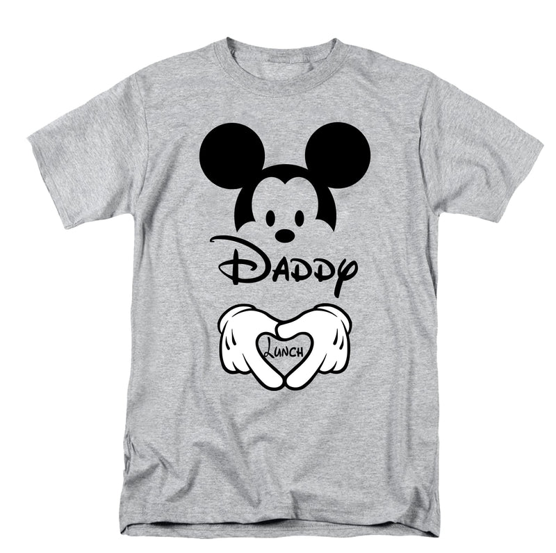 AMAZING RETRO Mickey Minnie Couple Shirts Dad Mom Couple Matching Pregnancy Announcement T-Shirt-(Sold Separately) - Daddy -