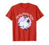 Himalayan Rabbit Mom T-Shirt in Red