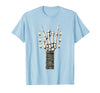 Rock and Wear Gifts Men Women Kids Skeleton Guitar Hand Rock On Guitarist Rock Band Music T-Shirt - Baby Blue