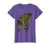 Mademark Just Here for Bananas Funny Monkey Design T-Shirt - Women - Purple Heather
