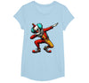 Creepy Halloween Dabbing Dab Dance Dabbing Creepy Clown Scary Halloween Dab Dance T-Shirt - Baby Blue