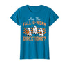 Halloween Shirts For Women Men Kids Boys Girls are You Falloween Directions Funny Halloween Teacher Teach T-Shirt - Sapphire