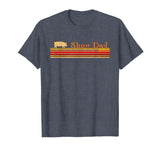 Showing Cattle T-Shirts And Apparel Show Dad - Fun Distressed Look for Showing Pigs T-Shirt - Heather Blue