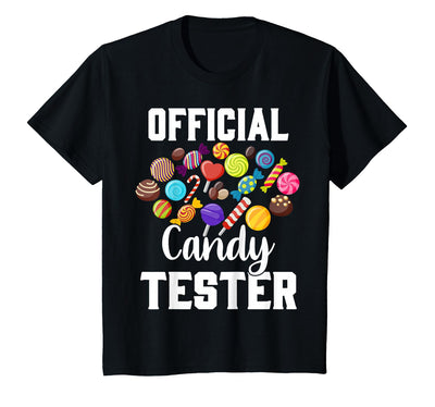 Candy Tester Sweets Lover Gifts & Apparel Official Candy Tester Halloween Costume Boys Girls Kids T-Shirt