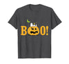 Peanuts Halloween Boo Pumpkin T-Shirt - Dark Heather Grey