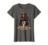Mademark Life Is Better With Monkeys Fun Primate Design T-Shirt - Women - Asphalt Grey