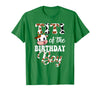 Titi of The Birthday Boy Cow Farm 1St Birthday Boy T-Shirt - Kelly Green