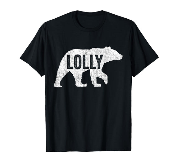 Matching Family Bear by Foxio Lolly Bear Matching Family Camping Bear Funny Lolly T-Shirt - Black