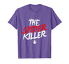Moito Creepy Spiders Halloween Shirt Creepy Spiders Halloween Shirt Trick Treat Cobweb Killer Boo T-Shirt - Purple Heather