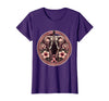 Mademark Elephant Pink Flowers Breast Cancer Awareness T-Shirt - Women - Purple