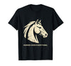 Mademark Horses Over Everything Equestrian Women Design T-Shirt - Men - Black