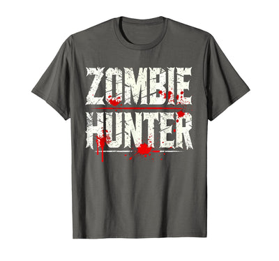 Zombie Apocalypse Survival Gear Hunter Zombie Hunter Blood Splatter Typography T-Shirt
